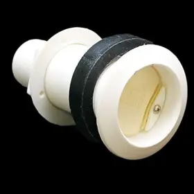 232-rfth2dp  Boating Accessories T-h Marine Supplies Rfth2dp 1-1/2 Thru-hull Scupper-white Recessed Threaded