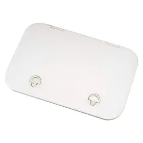 G771122 Bomar 7000 Series 12-3/16 Inch L X 8-3/16 W Cream Rectangular Low Profile Access Hatch