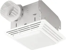 Broan-nutone 026715023097 679 Bathroom Bath Ceiling Exhaust Ventilation Fan Vent And Light White