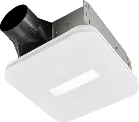 Ae80lk Broan-nutone Ventilation With Led Cleancover And 80 Cfm White