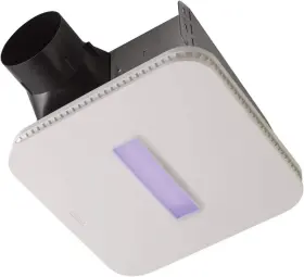 Ar110lkvv Broan-nutone Surfaceshield Vital Vio Powered Exhaust Vent Led White