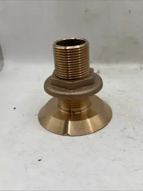 00th100f Buck Algonquin Marine 1 Inch Bronze Flush Type Thru Hull With Flange Nut