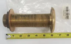 00th125xl Buck Algonquin Extra Long Bronze T-hull 1-1/4 Inch Nps Thread Size
