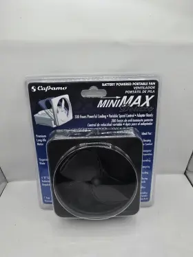 737dx Caframo Minimax Deluxe Battery Powered Fan Model Marine Camping 6v Or Batt