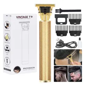 Mr04684-02 Candyfouse Premium Cordless Beard And Hair Trimmer For Men Professional Bronze Gold