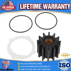 21951354 Carbole Water Pump Impeller With Gasket For Volvo Penta Johnson 09-812b Sierra Yamaha Jmp