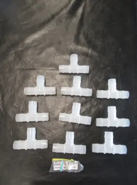 510205 Cobalt Plastic T Hose Fitting Barbed Connector 1 Inch Set Of 10 Marine Boat