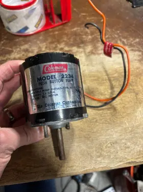 2234-494 Coleman Rv Automatic Push Button Water Pump Vintage 12v. Tested