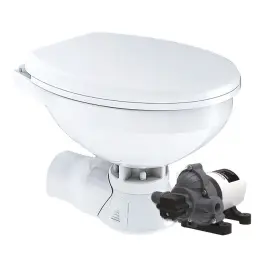 Cm4rmt Commodore Quiet Flush Electric Toilet 12v With Raw Water Macerator Pump