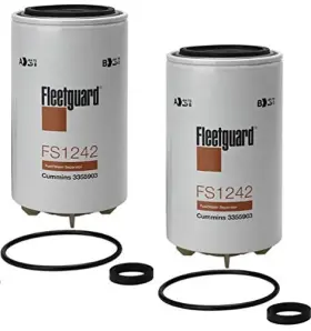 Fs-1242 Cummins Filtration Fs1242 Fleetguard Fuel/water Sep Spin-on Pack Of 2