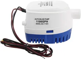 Ls-001160 Dasmarine 12v Automatic Submersible Boat Bilge Water Pump With Auto Float Switch 1100gph