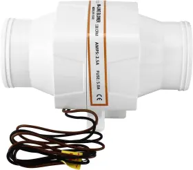 No-0046 Dasmarine 12v 3 Inch 130 Cfm Marine Boat Electric In Line Bilge Air Blower Fan Ventilation