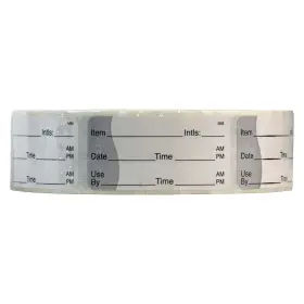 It110117 Daymark Safety Systems Systems-it110117 Removable Item/date/time 1 Inch X 2 White