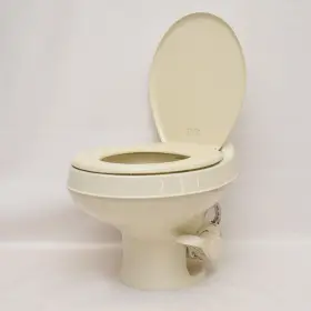 302301673 Dometic 301 Low Profile Gravity Toilet Bone