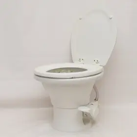302311681 Dometic 311 Gravity Flush Toilet White - Cracks