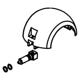 385310969 Dometic Rv - Toilet Waste Ball Drive Arm For Concerto 3310