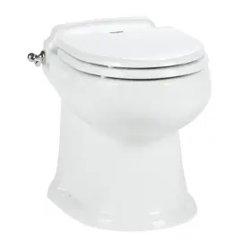 76546 Dometic Masterflush 8740 White Electric Macerating Toilet - Raw/fresh Water