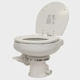 9108554618 Dometic Boat Vacuflush Toilet Ecovac 147 White