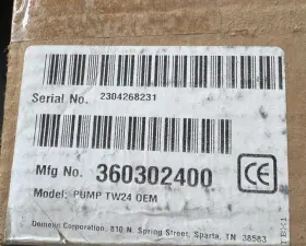 360302400 Dometic / Sealand Tw24 Oem Pump 24v 360302400 Dometic / Sealand Tw24 Oem Pump 24v