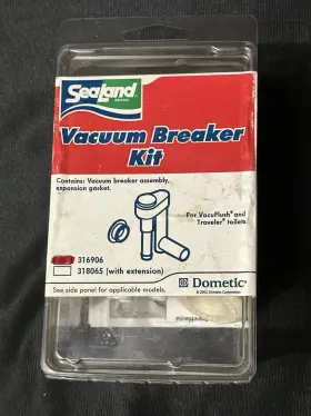 385316906 Dometic Sealand Vacuum Breaker Kit 316906 Vacuflush Traveler Toilets Nos