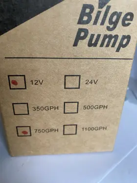 B09bynkj5w Dontmiss Submersible Bilge Pump 750 Gph 12v Open Box Never Used