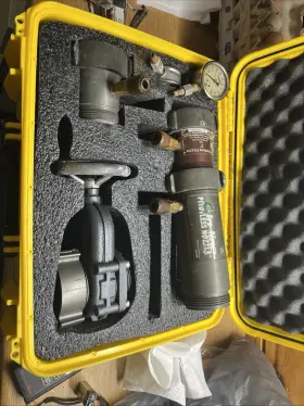 Hinpn2 Dwyer #hinpn2 In-line Pitotless Nozzle 2-1/2 Inch Diameter Connection Standpipe And Valve