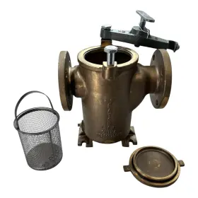 St0720250f1c Eaton Model 72 Simplex Strainer 2.5 Inch Bronze 150 Lb Flat Face Flange St0720250f1c Eaton Model 72 Simplex Strainer 2.5 Inch Bronze 150 Lb Flat Face Flange