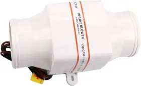 Ptib2-130-01 Evgatsauto 3in Air Blower Fan 12v 24v Marine Bilge In Line