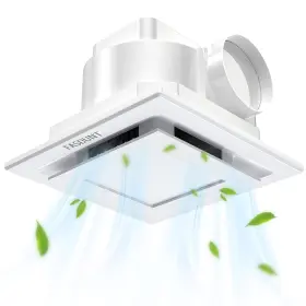 Usef2 Fasdunt Bathroom Exhaust Fan With Light 12w Led Single Light-white