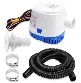 Auto-1100 Filterup 1100 Gph 12v Automatic Submersible Bilge Water Pump Auto Float Switch For Boat
