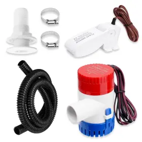 Bbwps-12v Filterup 1100 Gph 12v Boat Bilge Water Pump With Automatic Float Switch 1-1/8 Inch Di