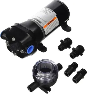 04125414a Flojet Quad Diaphragm Pump 5 Gpm 36 Volt Boat Plumbing Item
