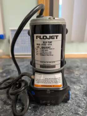 4125-014 Flojet Bilge Pump Mod 5gpm