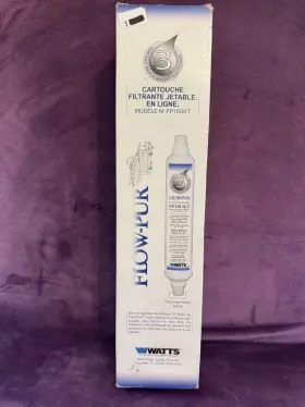 Fp10gkt Flow-pur Rv Inline Water Filter For Multiple Oem Systems Tear Drop #3