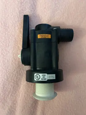 931156 Forespar Marelon Full Flow Seacock 1-1/2 Inch 93 Series 90 Degree Barb
