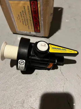 932144 Forespar 1 Inch Full Flow Marelon Sea Cock New Never Used Or Disassembled