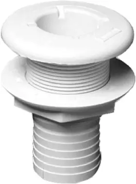 906024 Forespar Products Corp. Thru-hull 3/4 Inch Hose Tailpipe Mushroom Head
