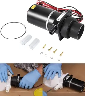 37041-0010 G-power Gp1758 Motor Pump Assembly 12v For Jabsco 37010-series Electric Toilets