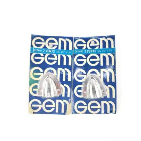 Gv10840 Gem Stainless Steel Clamshell Vents Boat Marine 1 1/2 Inch X 3/4 2-pack Lot Of 2