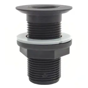 90716 Gemlux 9071 Marine Reinforced Nylon Composite 1 Inch Nps Recessed Thru-hull Fitting
