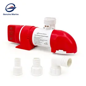 Gm-ep-bp0020 Genuine Marine Bilge Pump Automatic Boat Water Low Profile 12v 1100gph