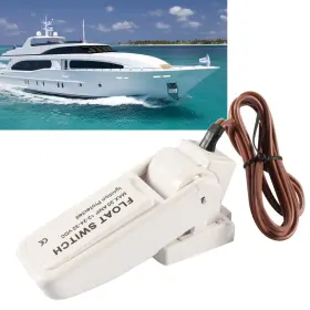 Goodnewstore 421114239375 12v 24v 32v Mercury Free Automatic Boat Bilge Pump Float Switch White