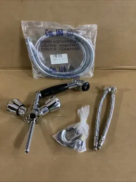 11-050 Grady White Pull Out Shower Black Handle Chrome Knobs And 5ft Hose #11-050 Oem