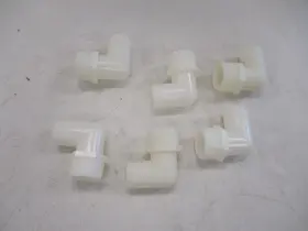 5783012 Green Leaf 1 1/2 Inch Barbed Elbow Fitting Set Of 6 White Marine Boat