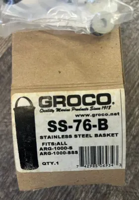 Arg-1000-sss Groco 373136 Seacock Strainer Ss-76-b Arg-1000-s