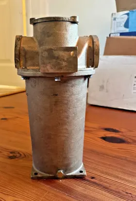Aarg-2000 Groco 2 Inch Raw Water Strainer All Bronze Enclosure Ul 255-d Marine New Aarg-2000 Groco 2 Inch Raw Water Strainer All Bronze Enclosure Ul 255-d Marine New