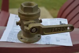 Bv-1000 Groco Bv Series Full Flow Flanged Ball Type Seacock Valve 1.00