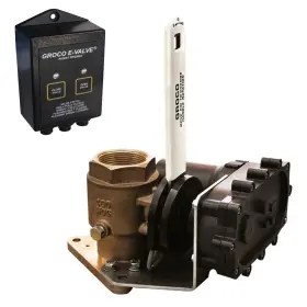 Fbve-1500 Groco 1-1/2 Inch Bronze Electric Flanged Seacock 24v Motorized Operation