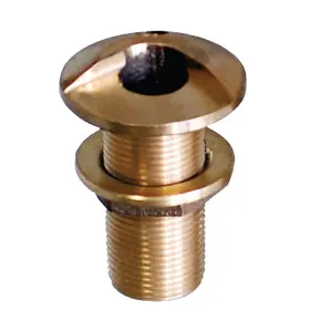 Hsth-2000-w Groco 2 Inch Bronze High Speed Thru-hull Fitting With Nut - Npsm/npt Thread