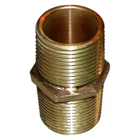 Pn-750 Groco 3/4 Inch Nptm Bronze Pipe Hex Nipple
